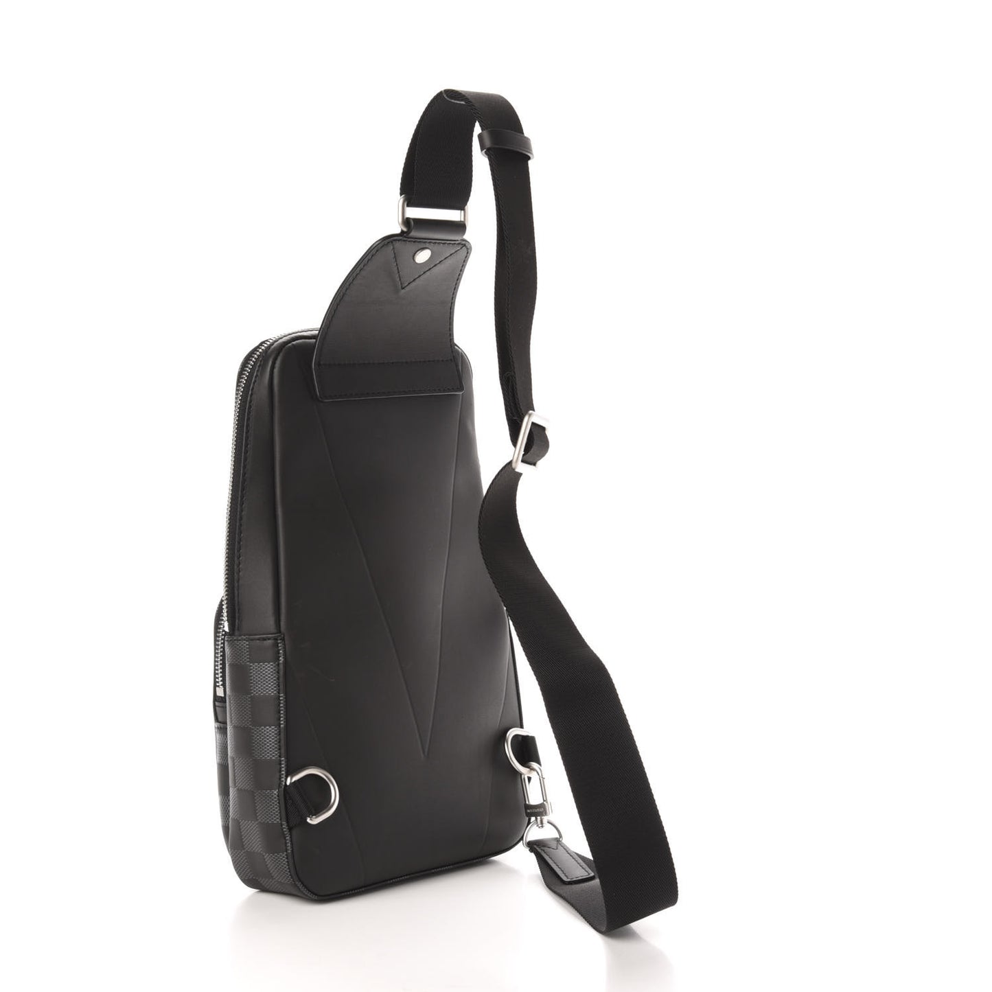 Damier Infini Avenue Sling Bag Onyx Silver