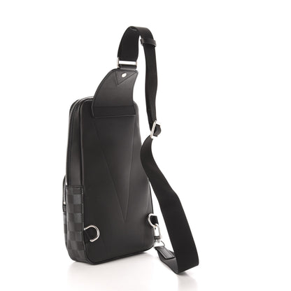 Louis Vuitton Damier Infini Avenue Sling Bag Onyx Silver 2 of 11
