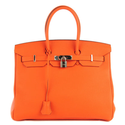 Hermes Togo Birkin 35 Feu Orange 1 of 22