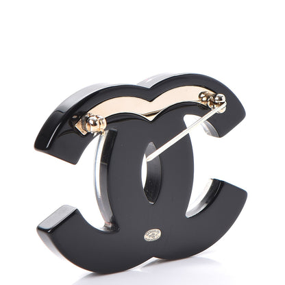Chanel Resin Glitter Crystal CC Star Brooch Multicolor 3 of 5