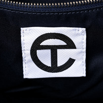 Telfar Vegan Leather Medium Shopping Bag Navy 8 of 9