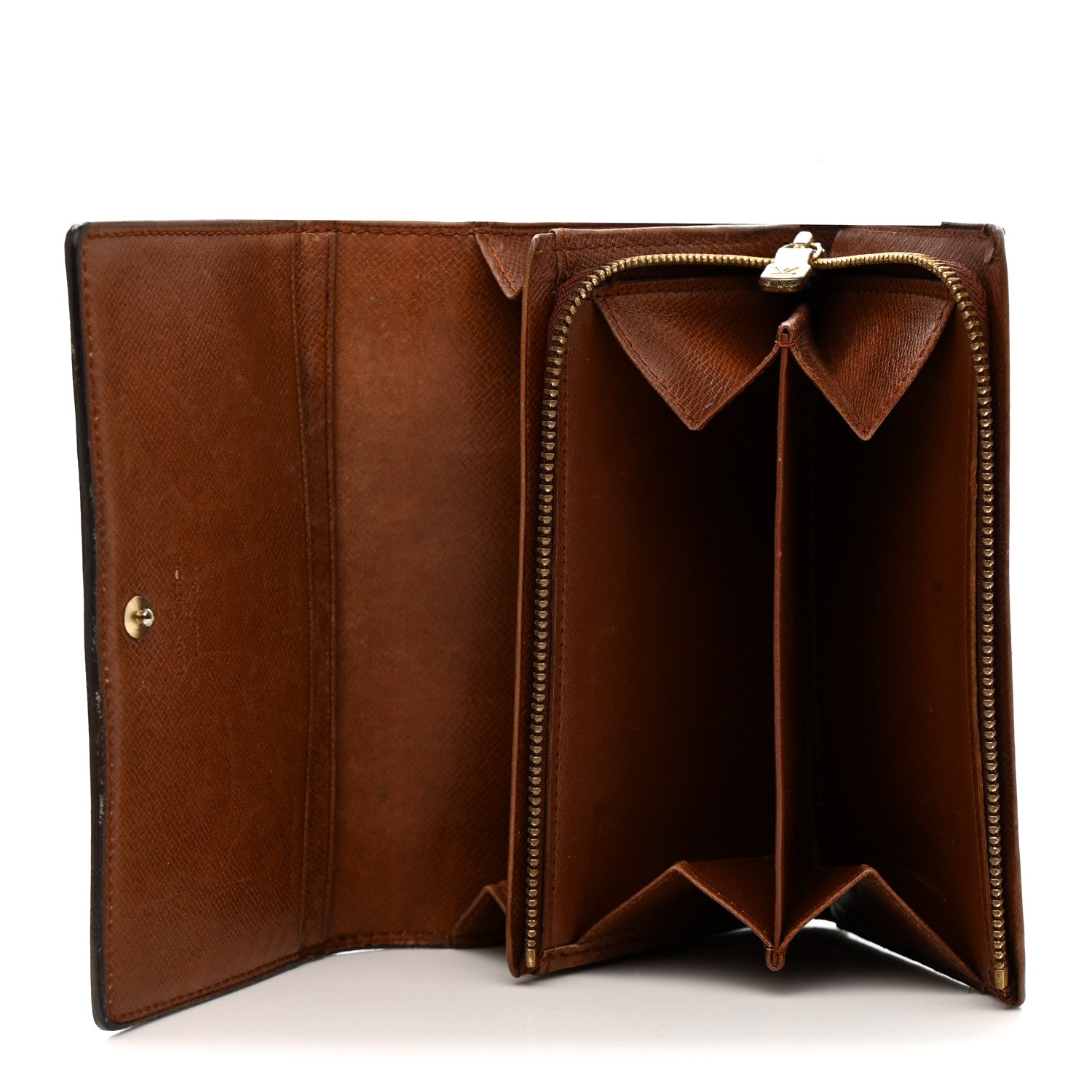 Louis Vuitton Monogram Porte-Monnaie Tresor Wallet 5 of 17