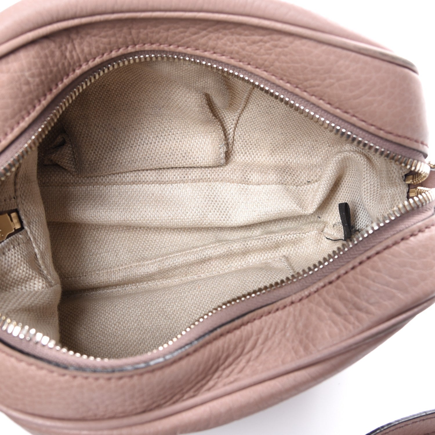 Gucci Cellarius Calfskin Small Soho Disco Bag Dark Cipria 5 of 7