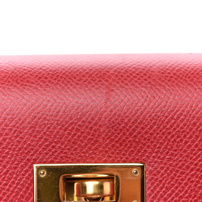 Hermes Courchevel Kelly Sellier 32 Rouge Vif 15 of 36