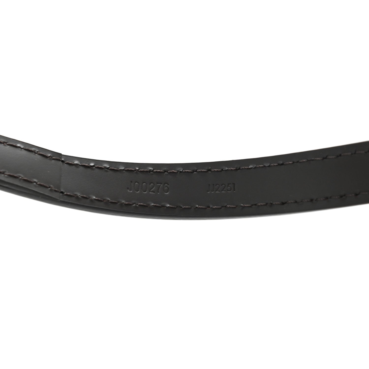 Louis Vuitton Calfskin 16mm Adjustable Shoulder Strap Brown 4 of 4