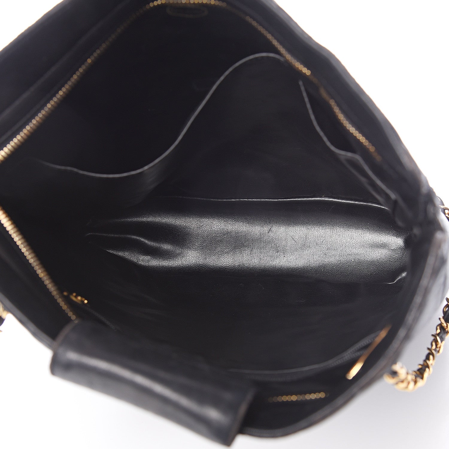 Chanel Lambskin Quilted Shoulder Bag Black 4 of 9