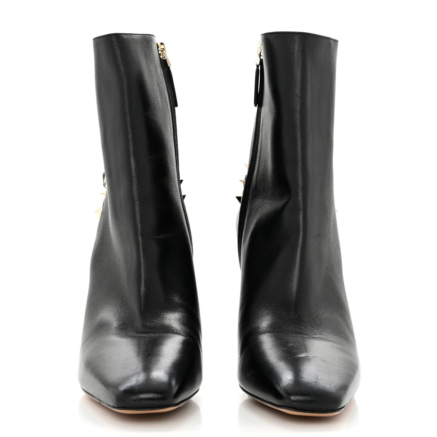 Nappa Rockstud 90mm Ankle Boots 41 Black