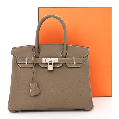 Hermes Togo Birkin 30 Etoupe 11 of 11