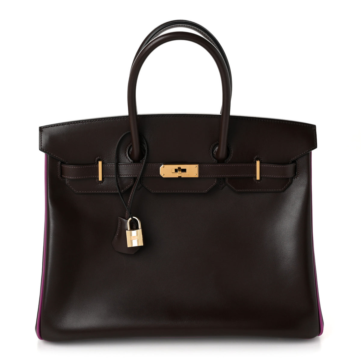 Box Bi-Color Birkin 35 Ebene Cyclamen