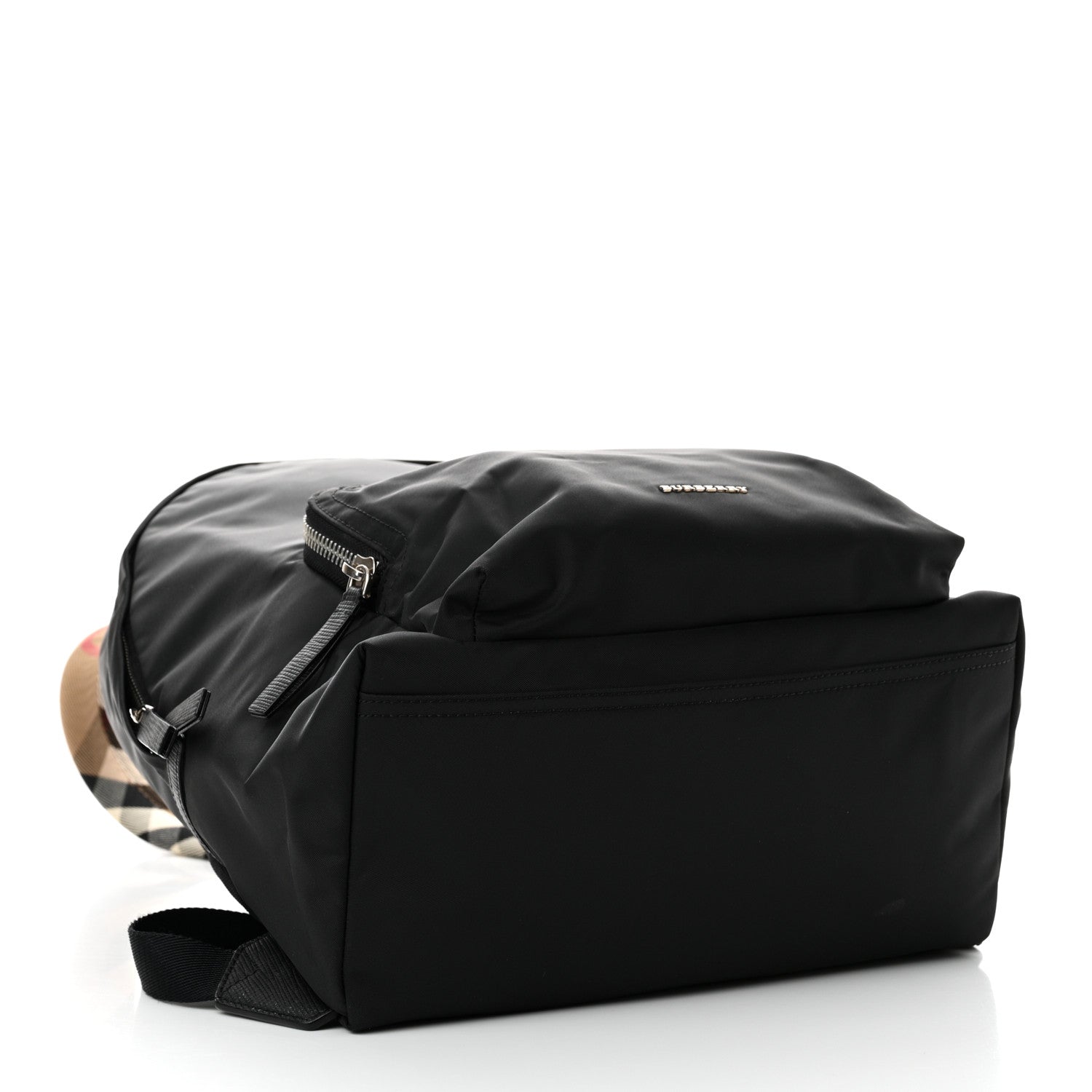 Burberry Nylon Medium Logo Backpack Black 4 of 11