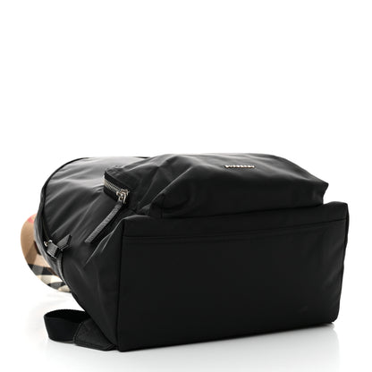 Burberry Nylon Medium Logo Backpack Black 4 of 11