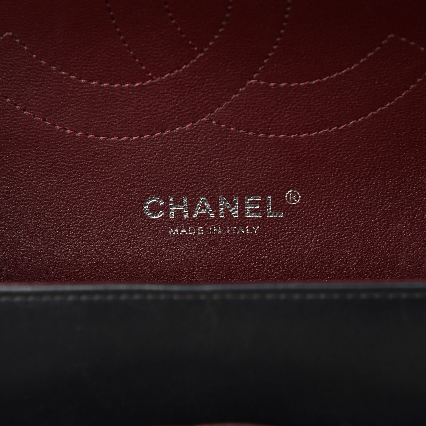 Lambskin Quilted Jumbo Double Flap Black