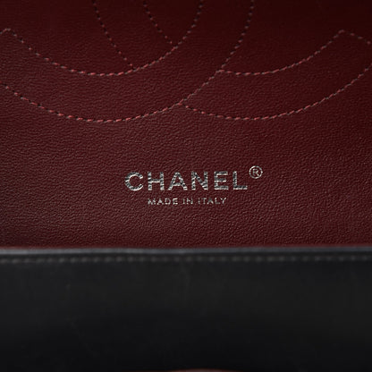 Chanel Lambskin Quilted Jumbo Double Flap Black 7 of 8