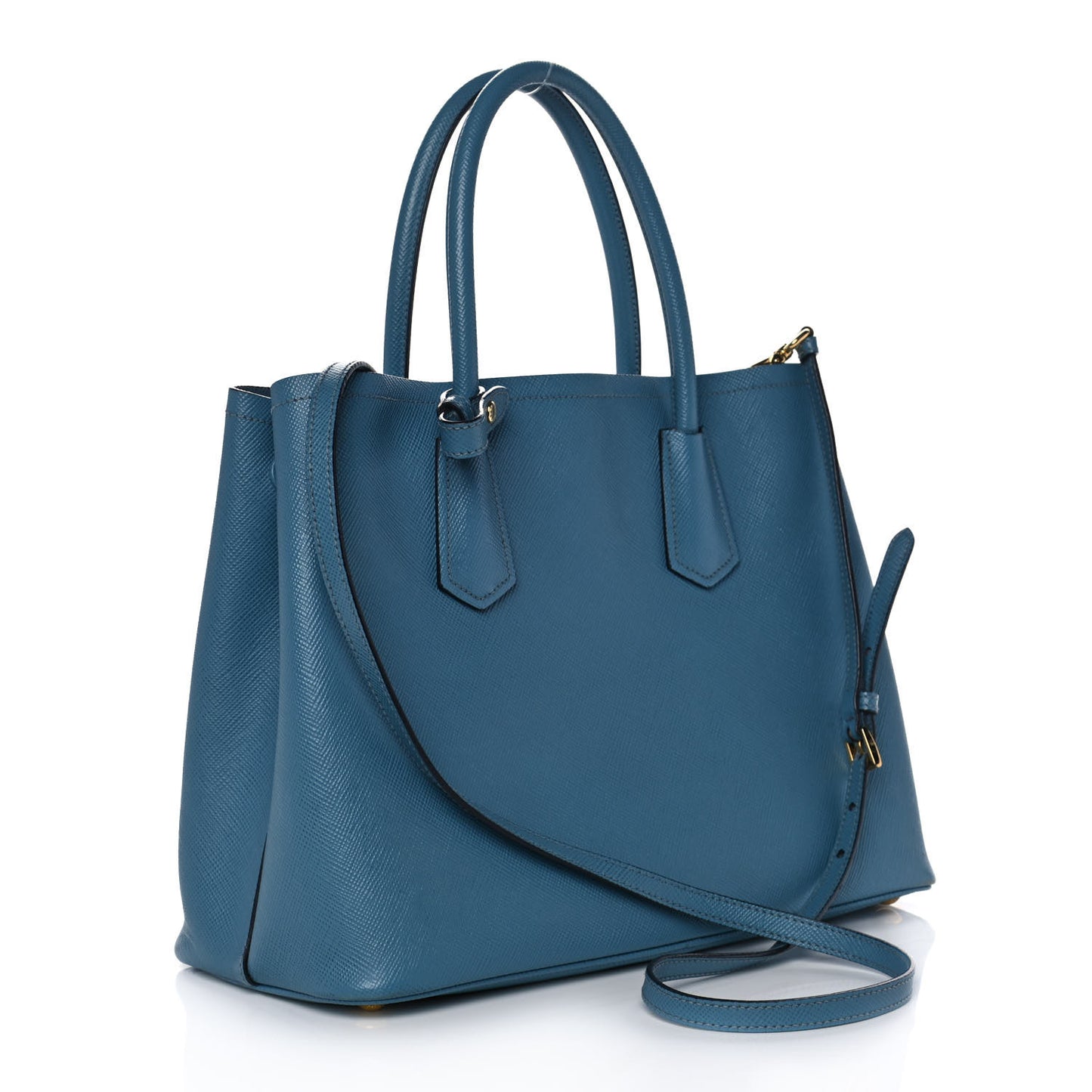Saffiano Cuir Small Double Bag