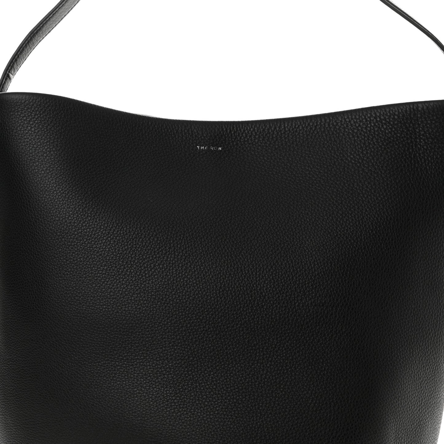 Grained Calfskin Large N/S Park Tote Black