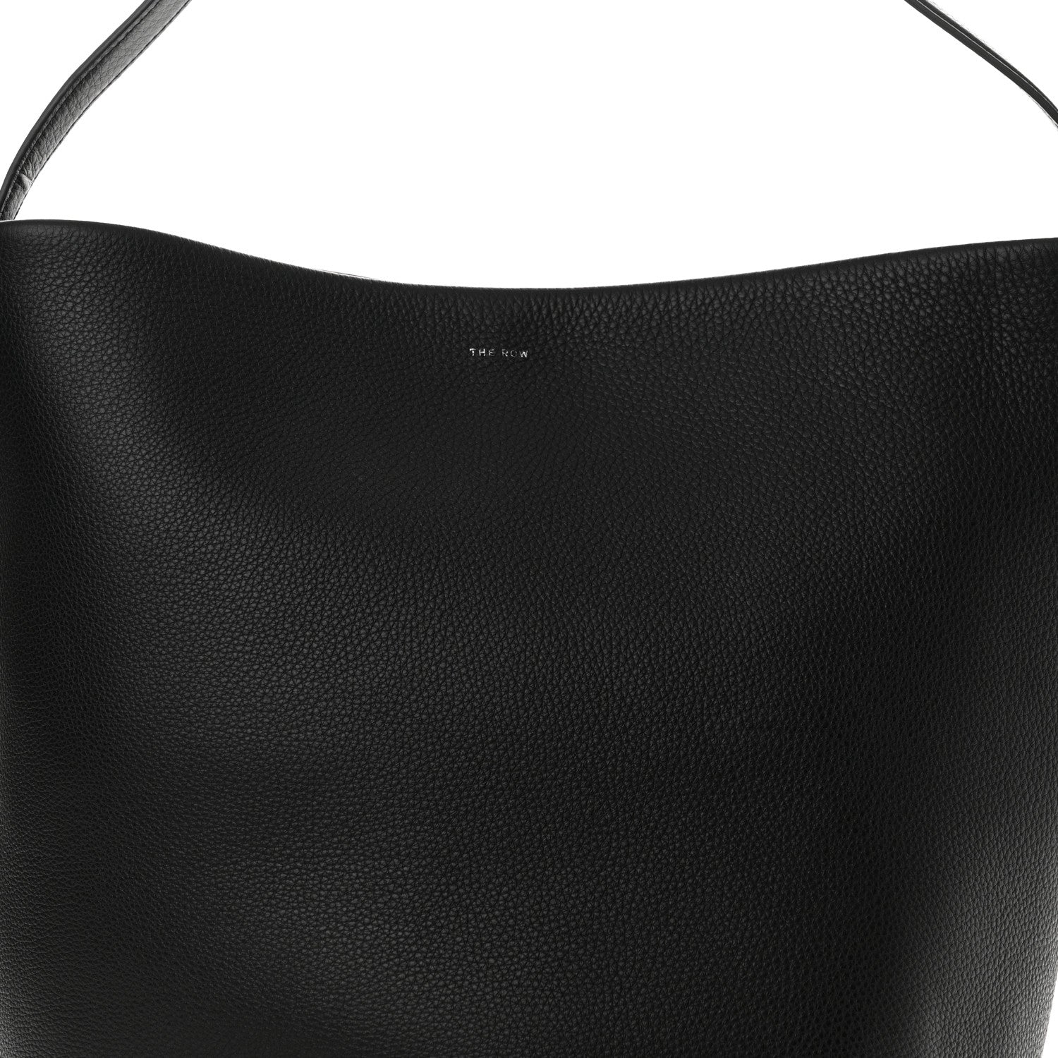 The Row Grained Calfskin Large N/S Park Tote Black 8 of 11