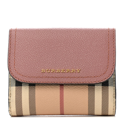 Burberry House Check Luna French Wallet Dusty Pink 1 of 9