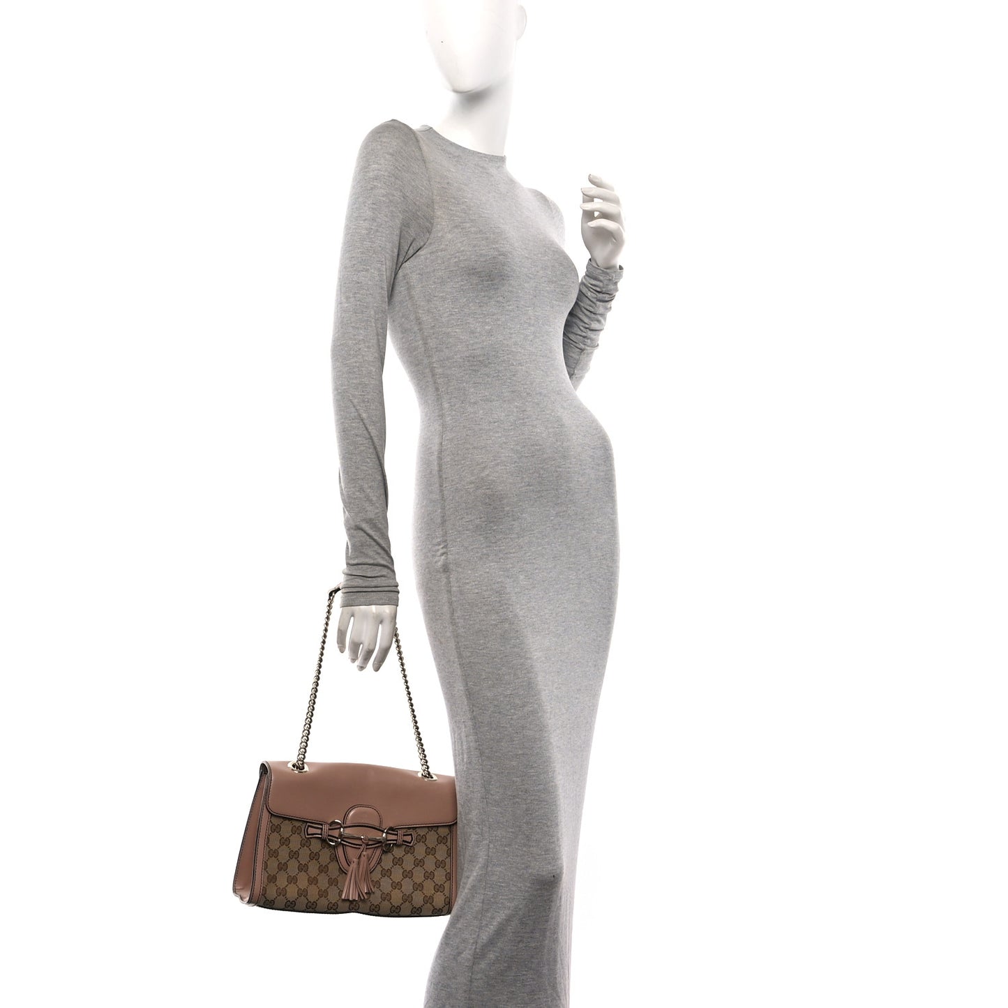 Monogram Medium Emily Chain Shoulder Bag Light Pink