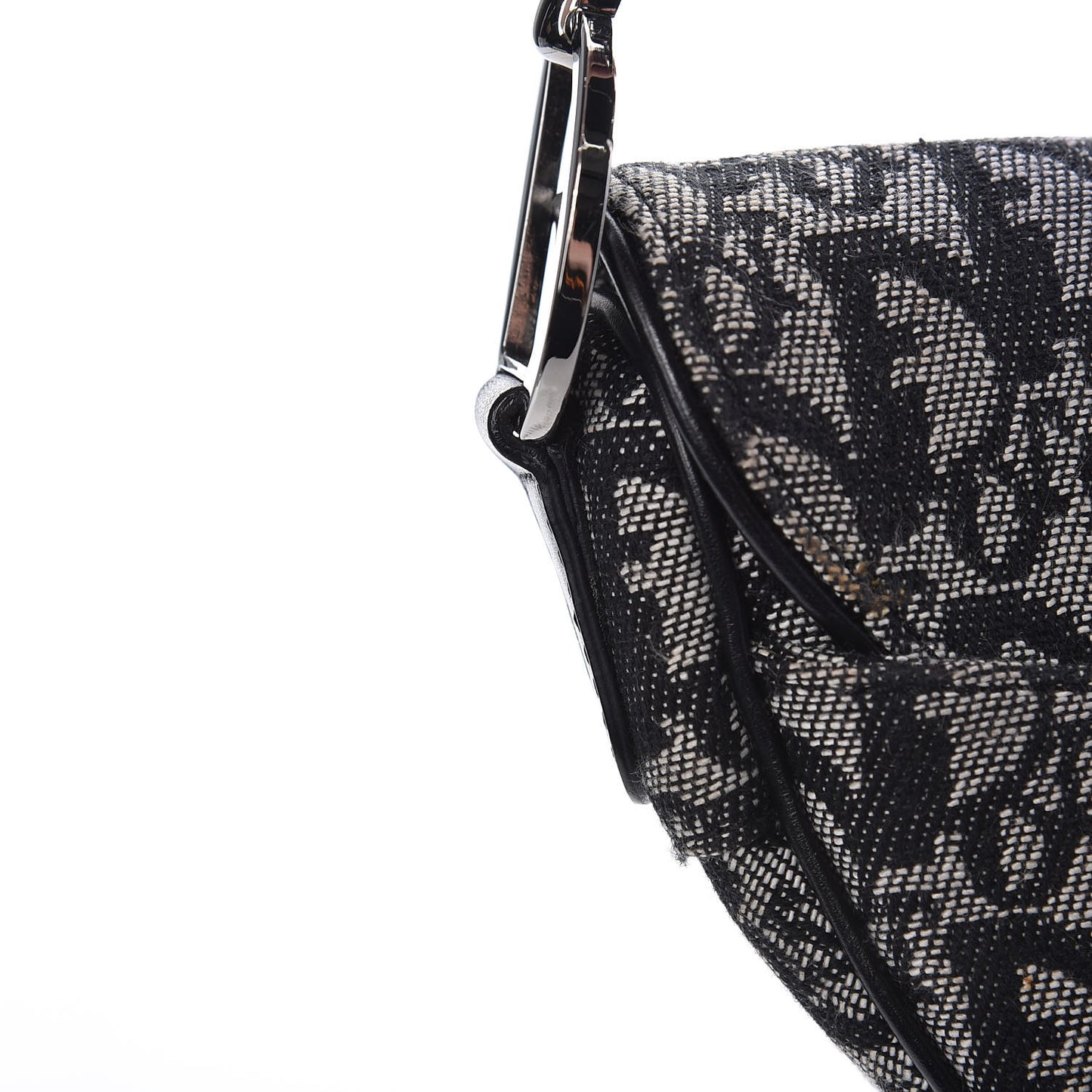 Monogram Saddle Bag Black