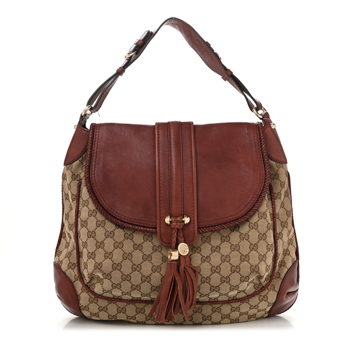 Monogram Medium Marrakech Hobo Red