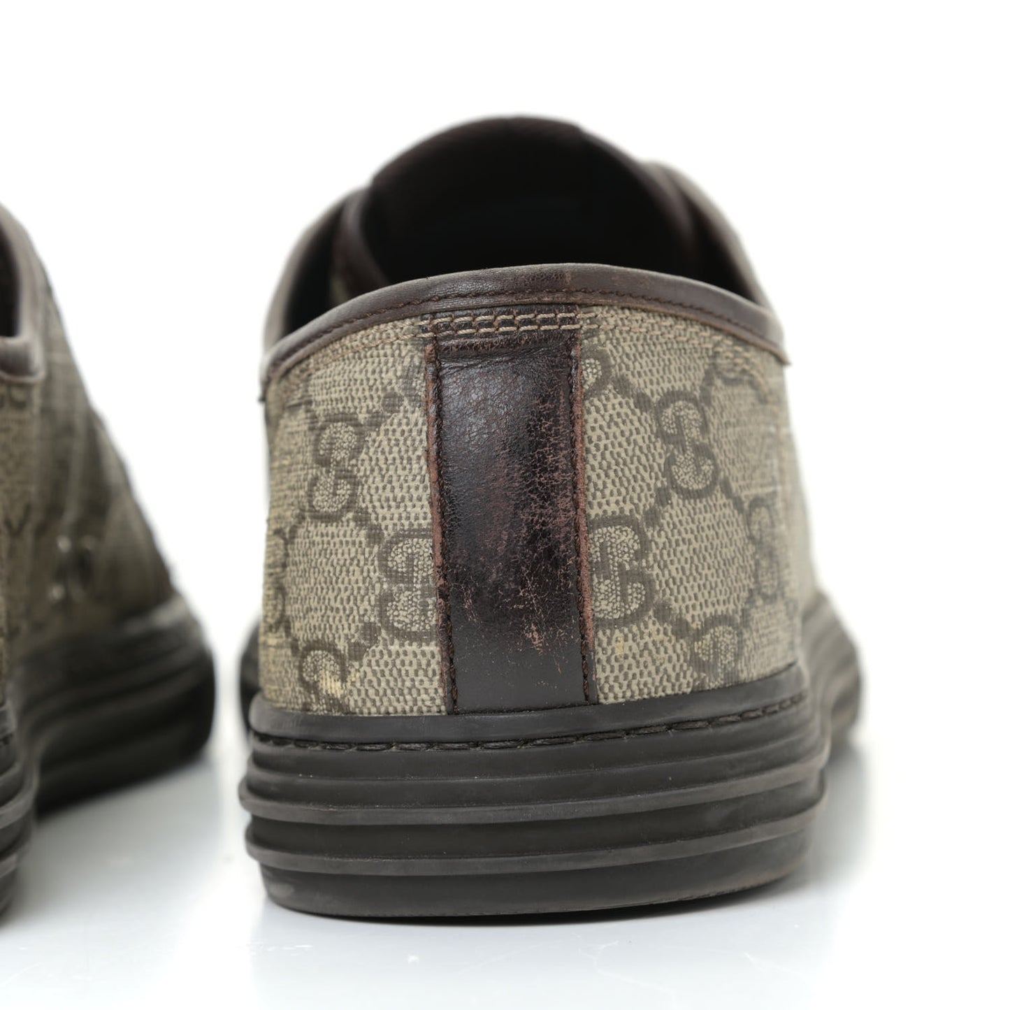 GG Supreme Monogram Mens Sneakers 8.5 Brown