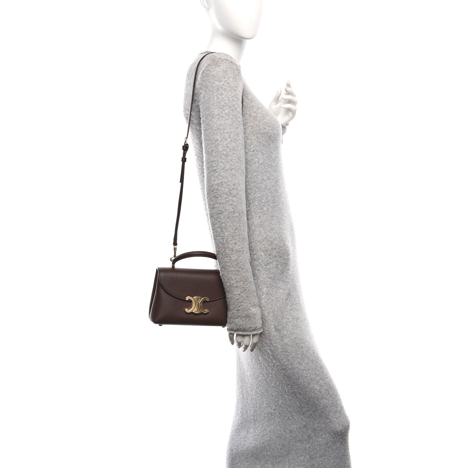 Celine Supple Grained Calfskin Teen Nino Chestnut 2 of 10