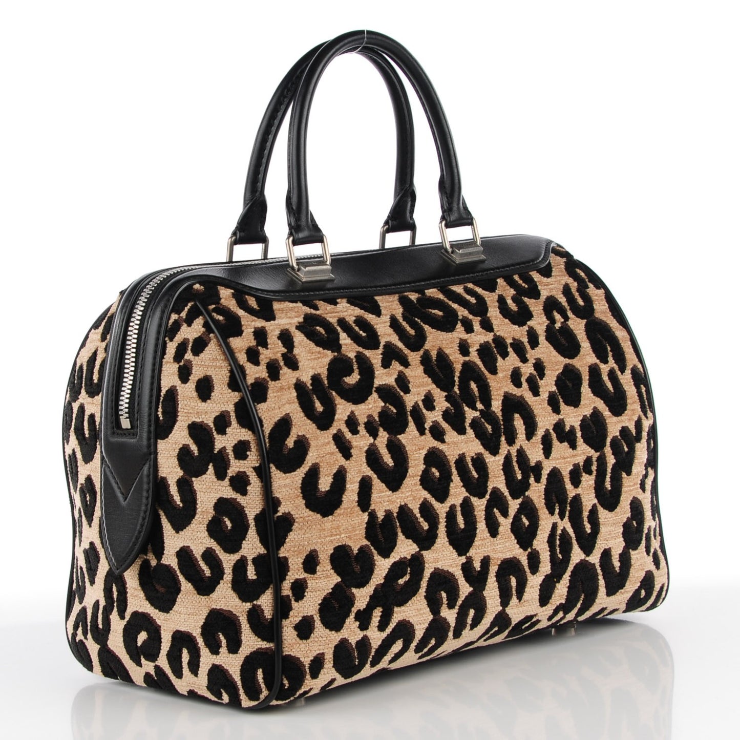 Jacquard Velvet Leopard Print Stephen Sprouse Speedy