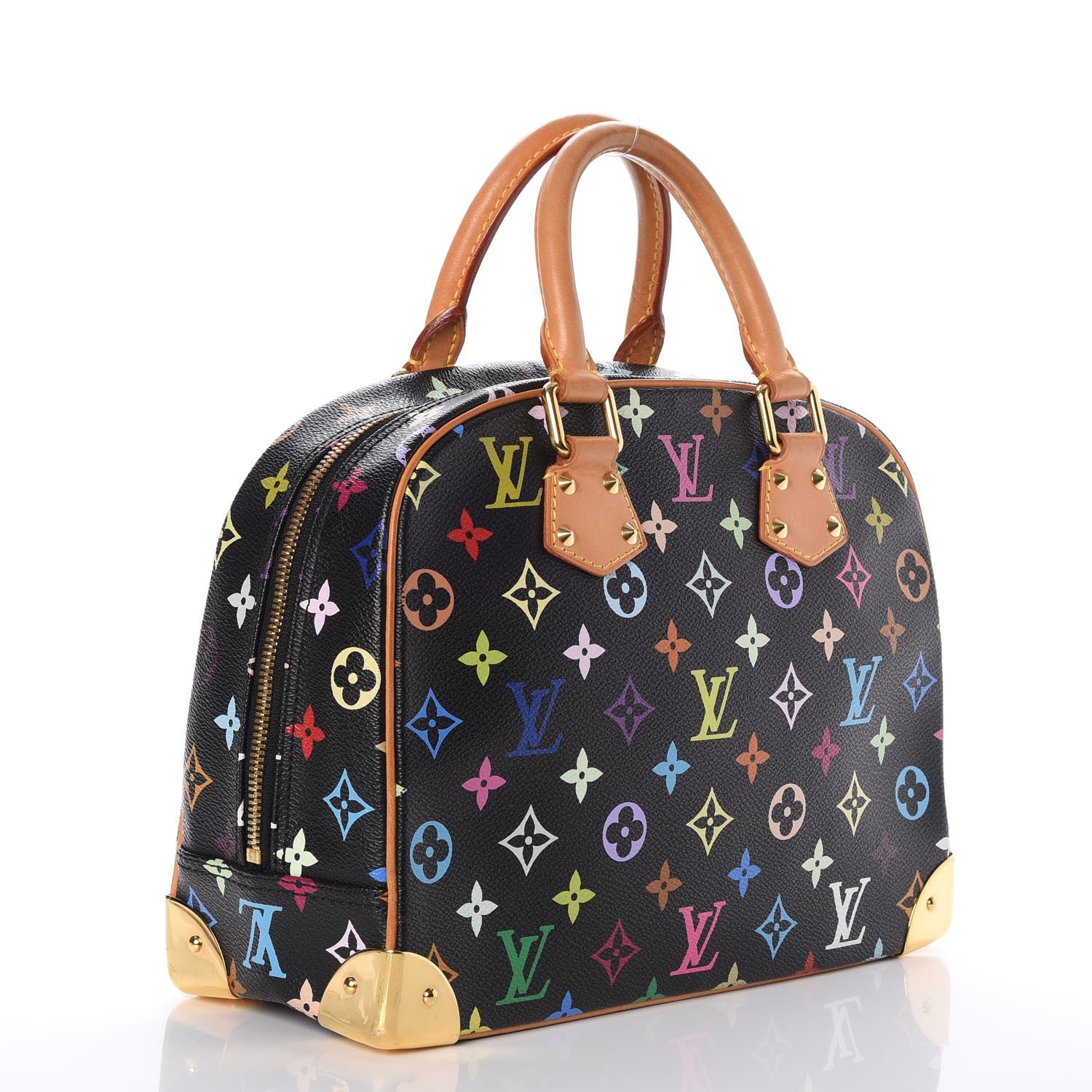 Louis Vuitton Monogram Multicolor Trouville Black 3 of 7