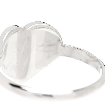 Tiffany Sterling Silver Return to Tiffany Heart Ring 56 7.5 5 of 5