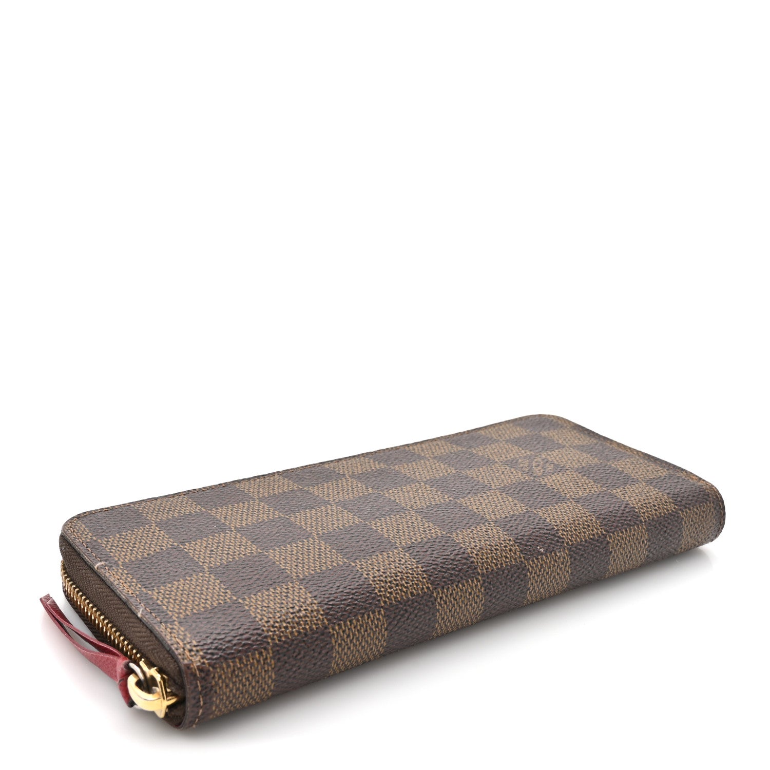 Louis Vuitton Damier Ebene Clemence Wallet Cherry 4 of 13