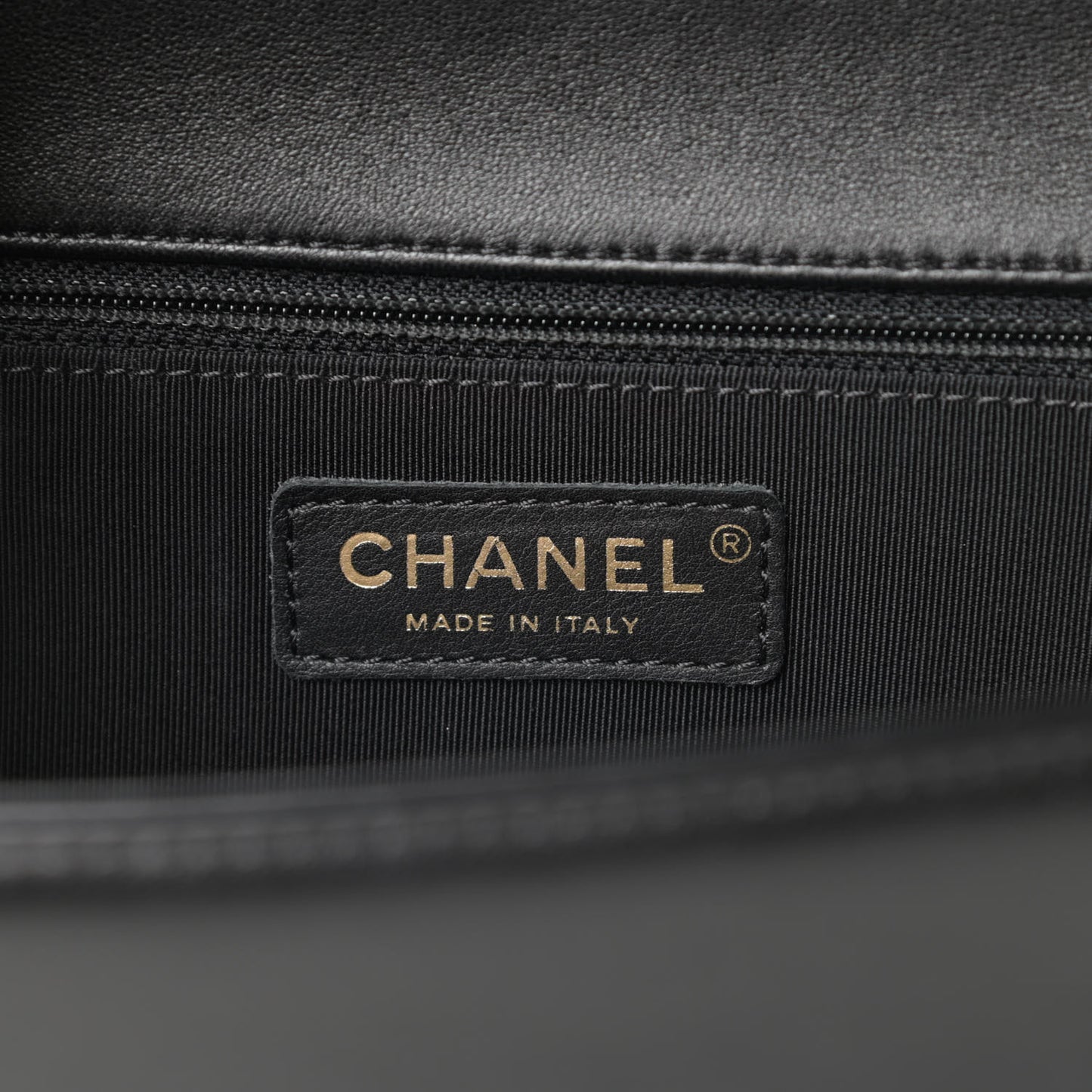 Lambskin Quilted New Medium Boy Flap Black