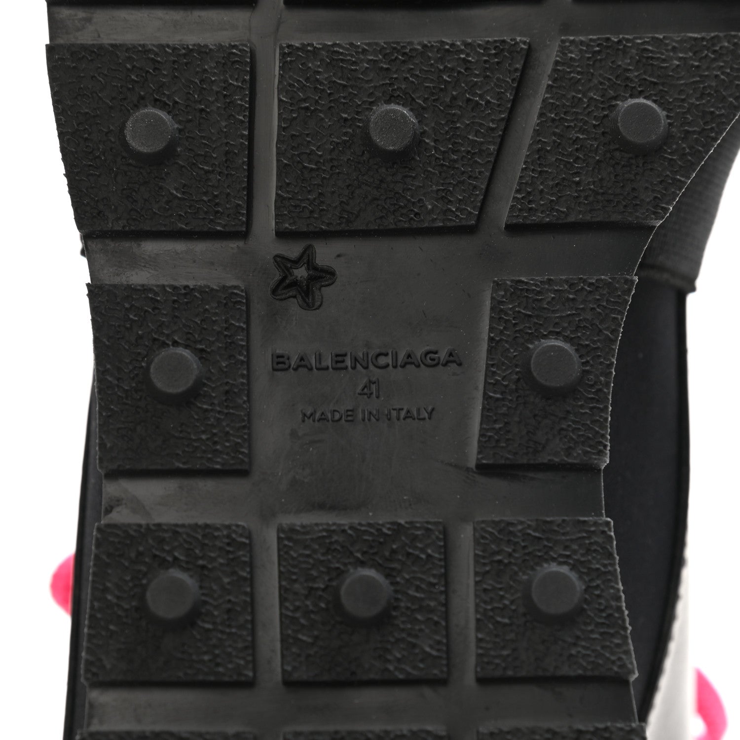 Balenciaga Mesh Calfskin Neoprene Suede Womens Race Runner Sneakers 41 Black 6 of 8