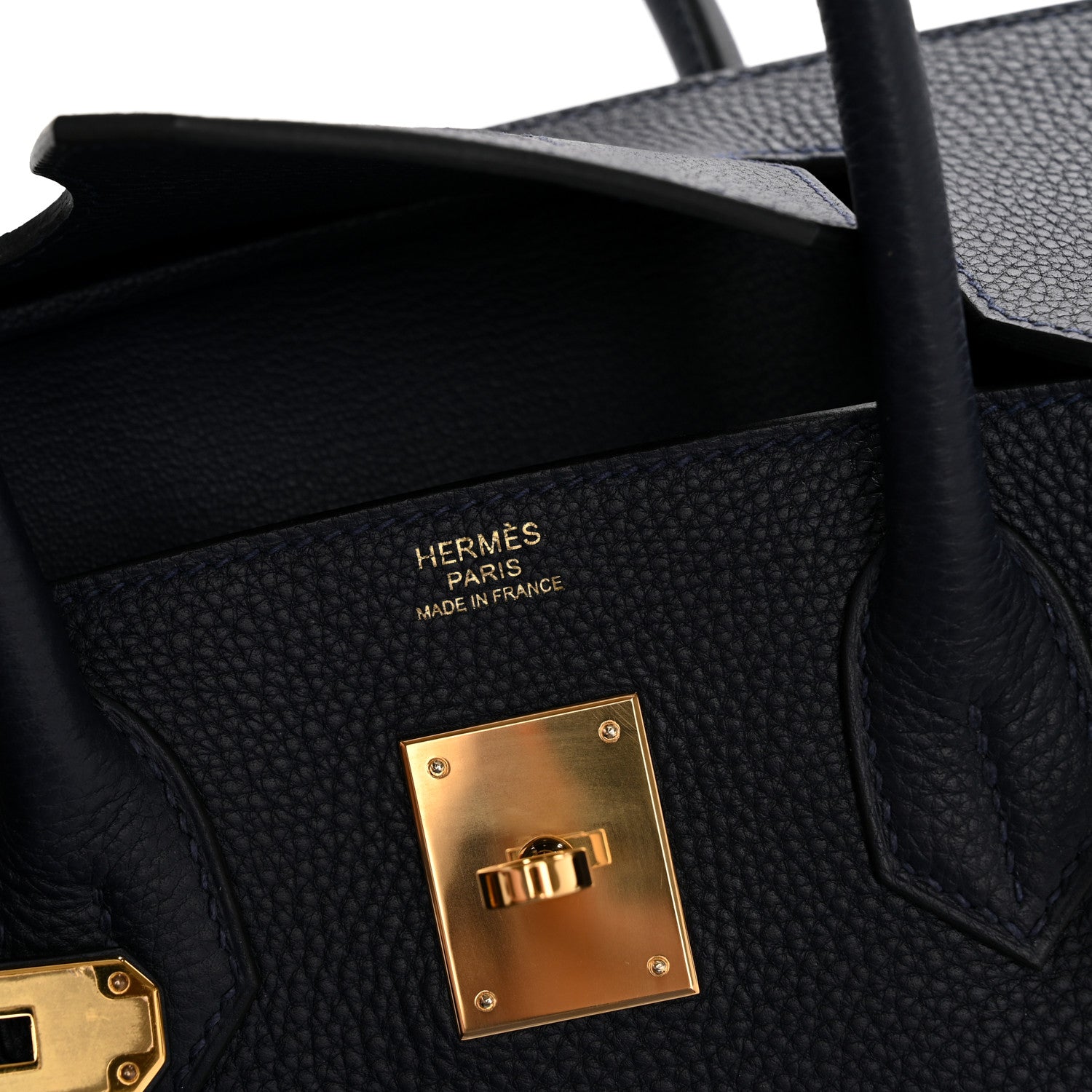 Hermes Togo Birkin 30 Bleu Nuit 6 of 11