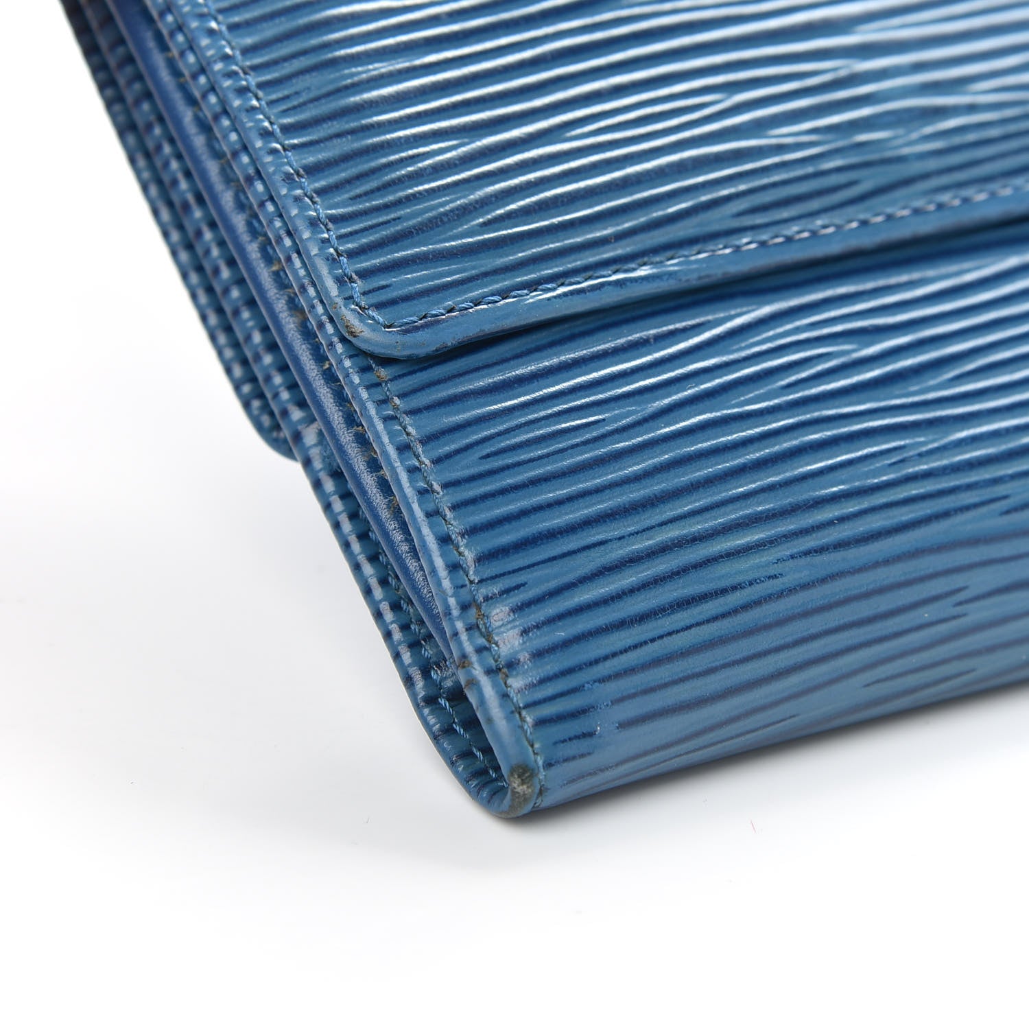 Louis Vuitton Epi Elise Wallet Cyan 7 of 11