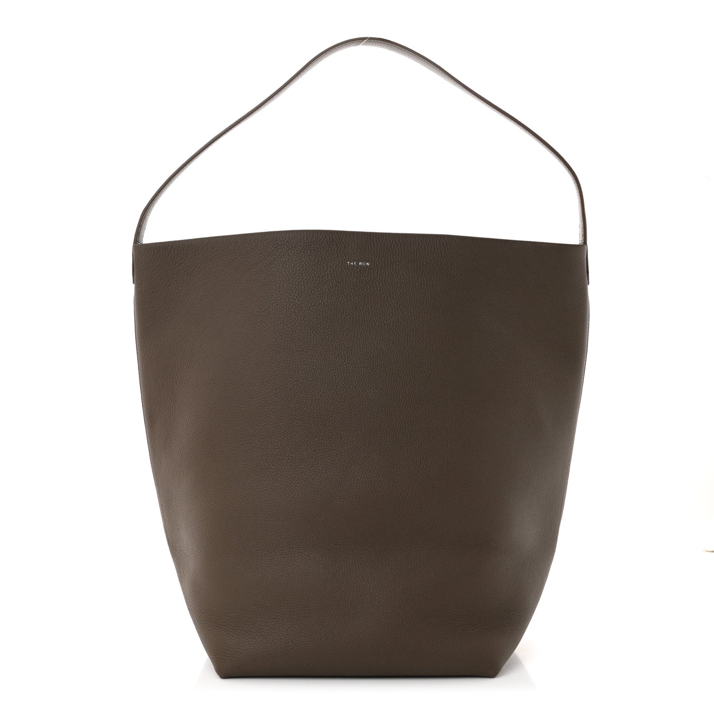 Grained Calfskin Large N/S Park Tote French Grey