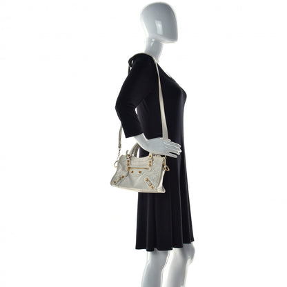 Balenciaga Agneau Giant 12 Gold Hardware Mini City Ivory 4 of 27