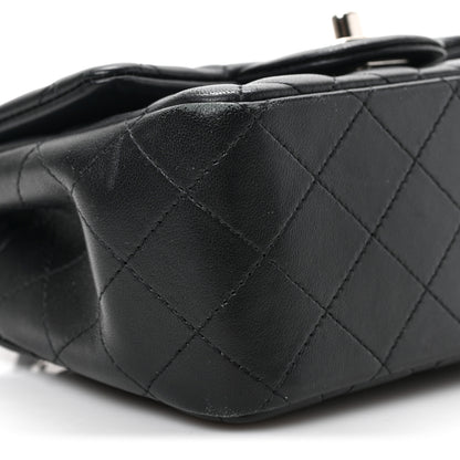 Chanel Lambskin Quilted Mini Square Flap Black 8 of 9
