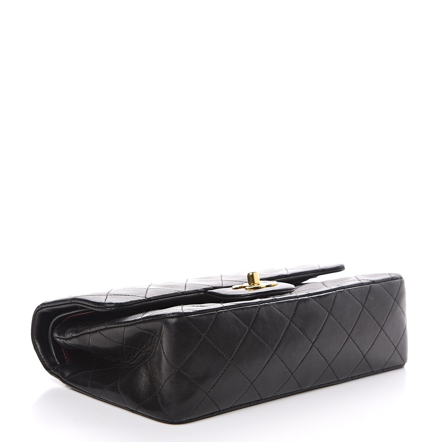 Chanel Lambskin Quilted Small Double Flap Black 3 of 16