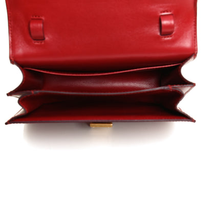 Celine Box Calfskin Teen Classic Box Flap Bag Red 4 of 9