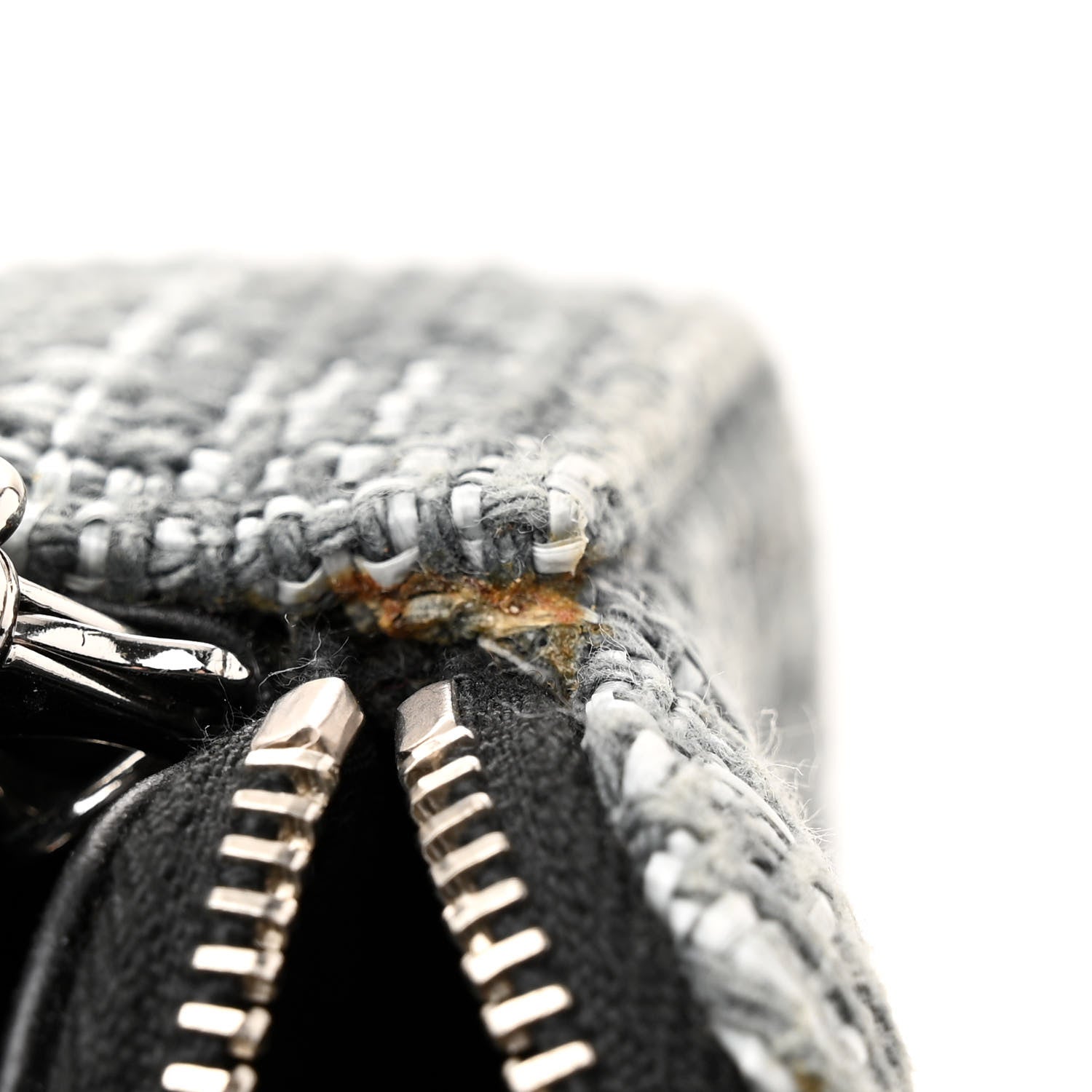 Chanel Canvas Small Deauville Clutch With Chain Charcoal 11 of 11