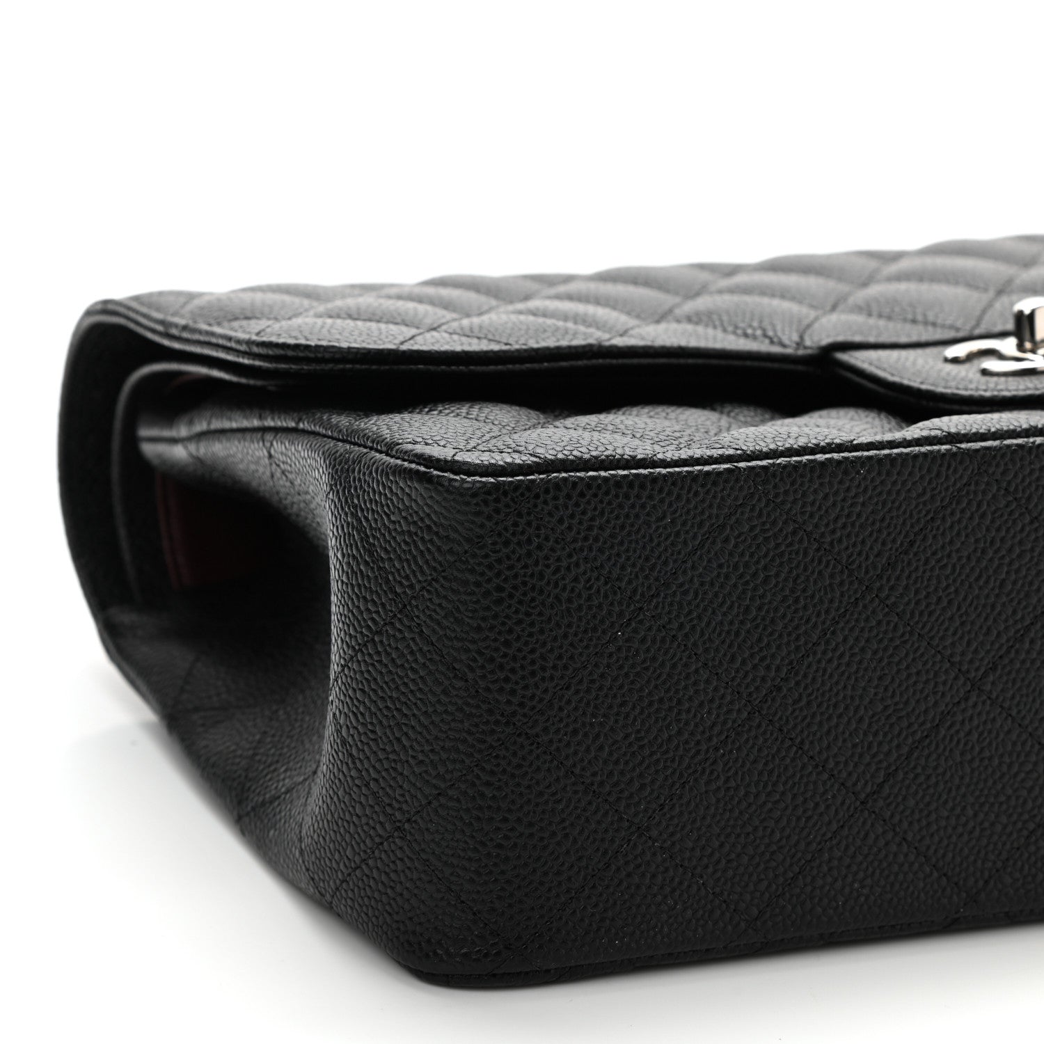 Chanel Caviar Quilted Jumbo Double Flap Black 9 of 11