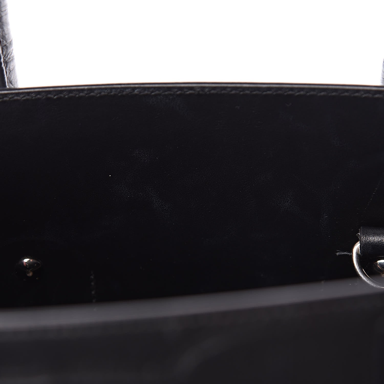 Saint Laurent Calfskin Crocodile Embossed Small Sac de Jour Black 11 of 12