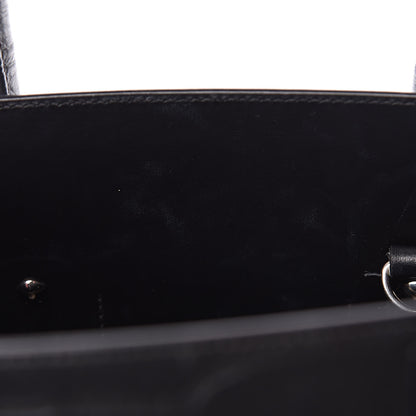 Saint Laurent Calfskin Crocodile Embossed Small Sac de Jour Black 11 of 12