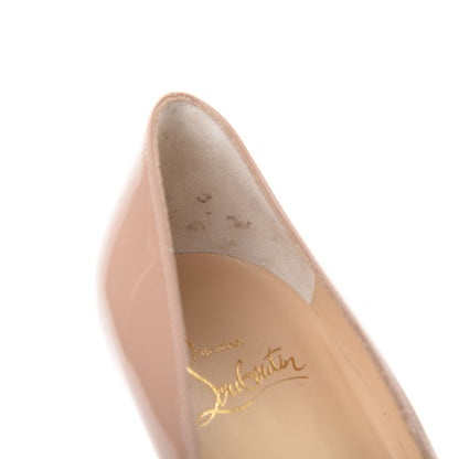 Christian Louboutin Patent Pigalle Follies 85 Pumps 36.5 Nude 9 of 10
