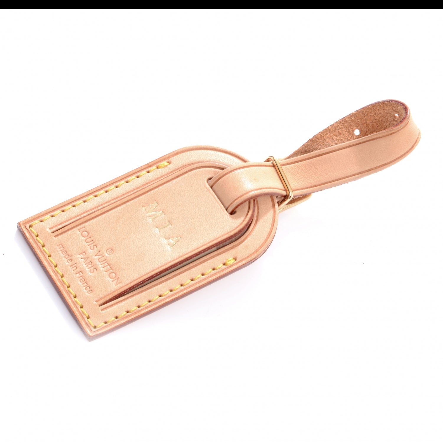 Louis Vuitton Vachetta Leather Luggage Tag 4 of 4