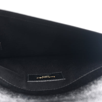 Saint Laurent Grain De Poudre Uptown Pouch Black 5 of 7