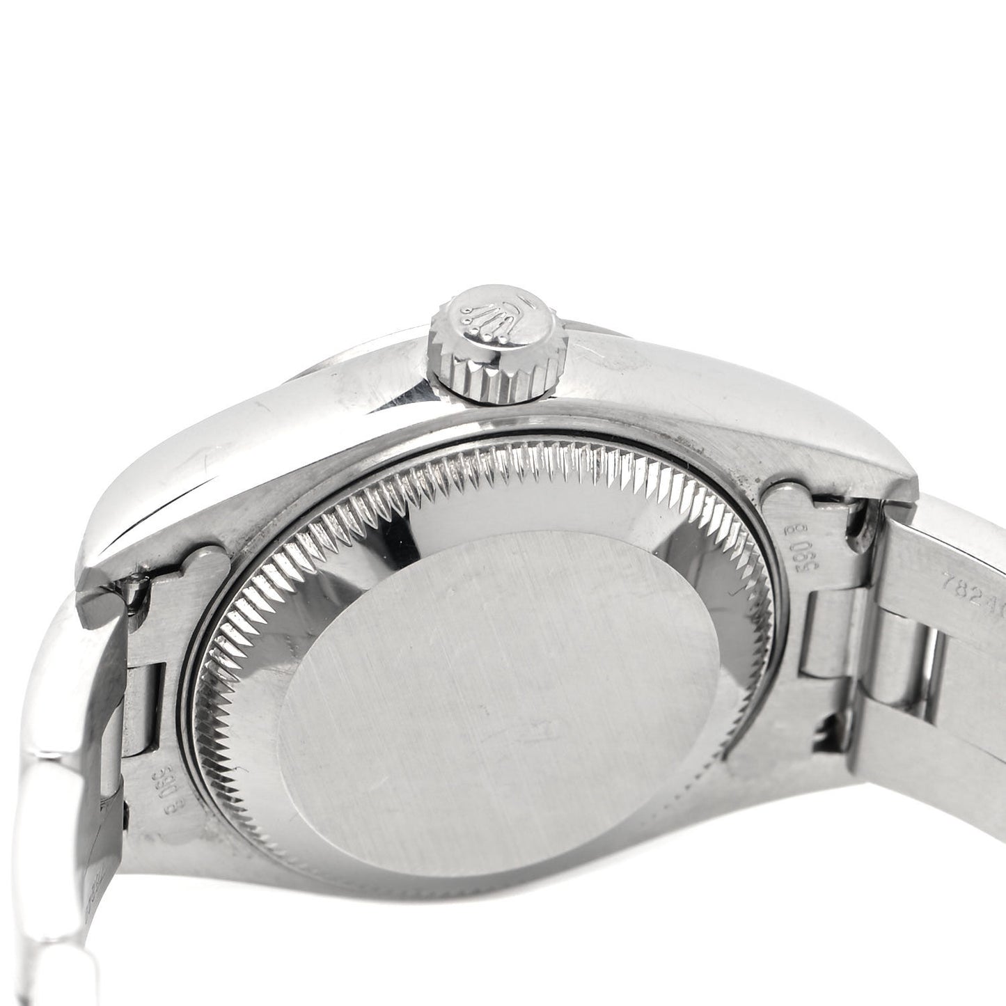 Stainless Steel 26mm Oyster Perpetual Date Watch White Roman 79160