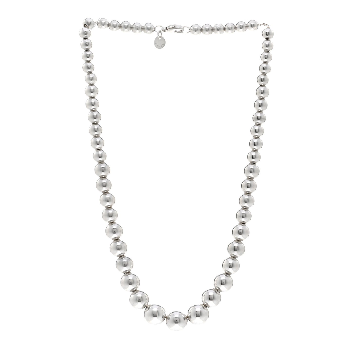 Sterling Silver HardWear Graduated Ball Necklace