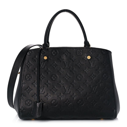 Louis Vuitton Empreinte Montaigne MM Black 1 of 13