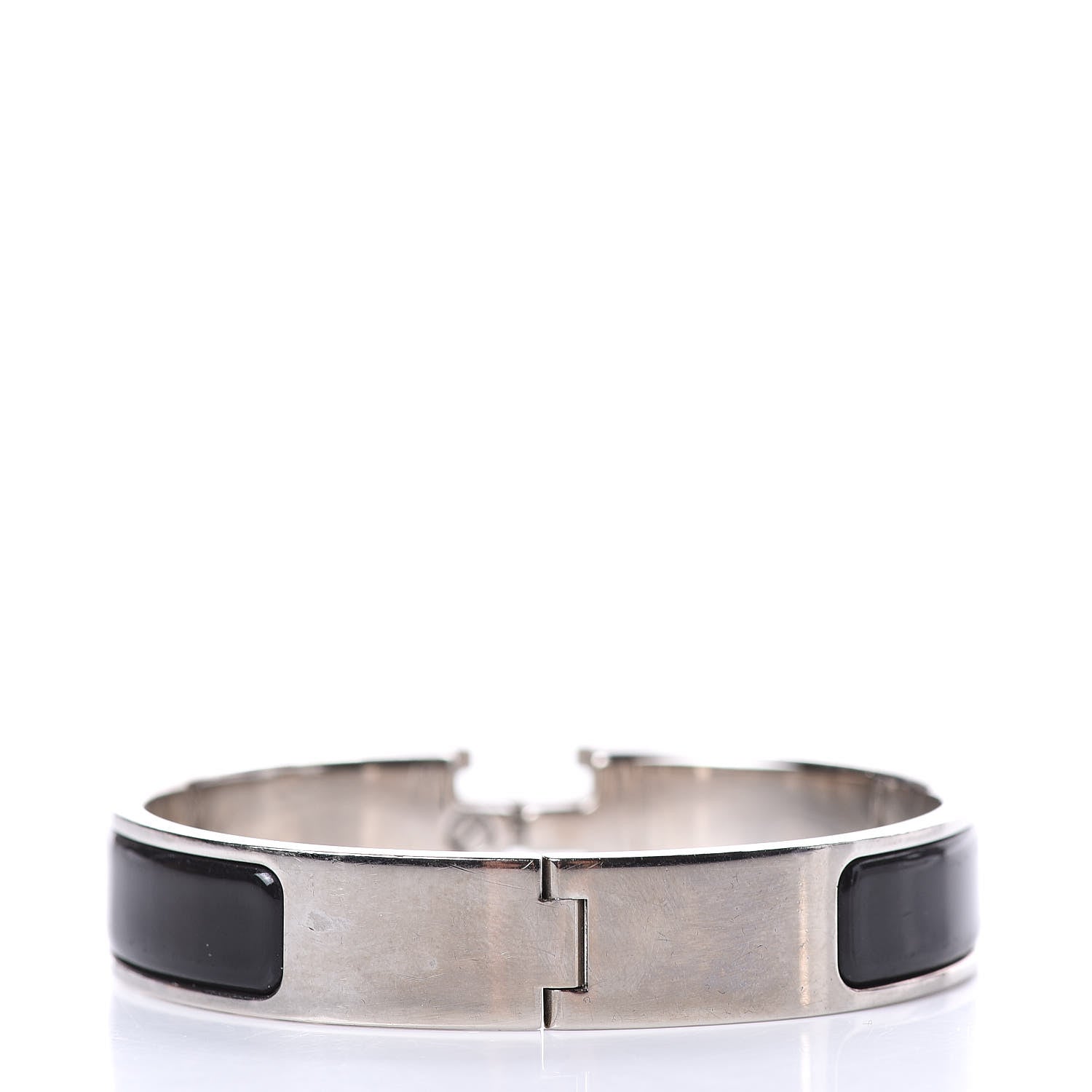Hermes Enamel Narrow Clic Clac H Bracelet PM Black 3 of 5